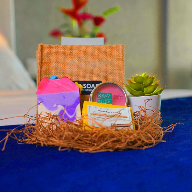 Holistika Raw Soap Basket Set